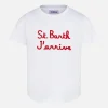T-shirt da bambina ricamato St. Barth J'arrive
