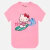 T-shirt da bambina Surfing Hello Kitty