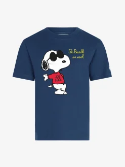 T-shirt da bambino blu navy con stampa Snoopy | SNOOPY - EDIZIONE SPECIALE PEANUTS™