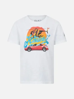 T-shirt da bambino con stampa Hawaii