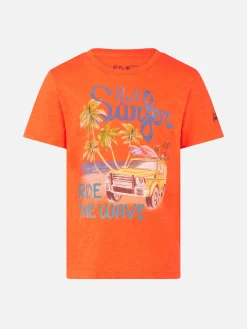 T-shirt da bambino con stampa Rich Surfer