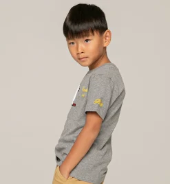 T-shirt da bambino con stampa e ricamo Snoopy | SNOOPY - EDIZIONE SPECIALE PEANUTS™