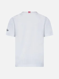 T-shirt da bambino con stampa surfista