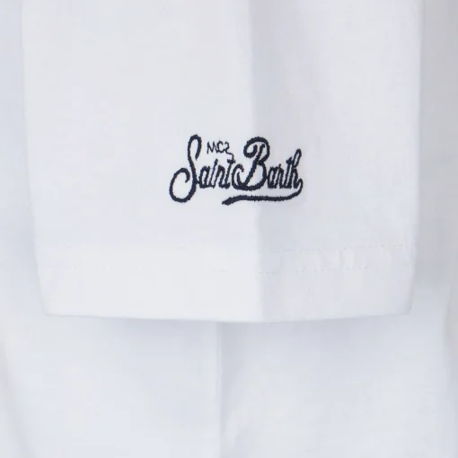 T-shirt da bambino con stampa surfista