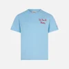 T-shirt da bambino in cotone azzurro con skater Bart | EDIZIONE SPECIALE DEI SIMPSON
