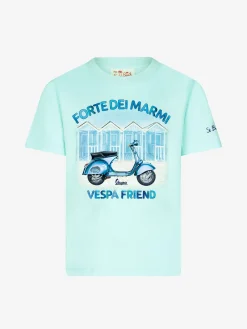 T-shirt da bambino in cotone con stampa Vespa | Vespa® Edizione Speciale