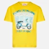 T-shirt da bambino in cotone con stampa Vespa Forte dei Marmi | EDIZIONE SPECIALE VESPA®