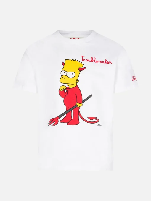 T-shirt da bambino in cotone con stampa Devil Bart | THE SIMPSON SPECIAL EDITION
