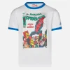 T-shirt da bambino in cotone bianco con stampa frontale Spiderman | EDIZIONE SPECIALE MARVEL