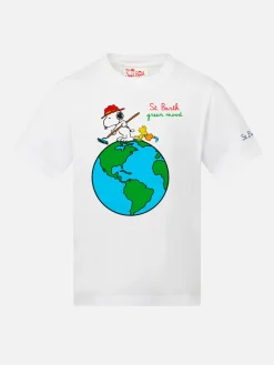 T-shirt da bambino in cotone con stampa Snoopy | SNOOPY - EDIZIONE SPECIALE PEANUTS™