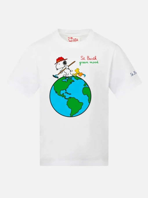 T-shirt da bambino in cotone con stampa Snoopy | SNOOPY - EDIZIONE SPECIALE PEANUTS™