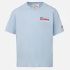 T-shirt da bambino in cotone con stampa di cartoline Santa Margherita addicted