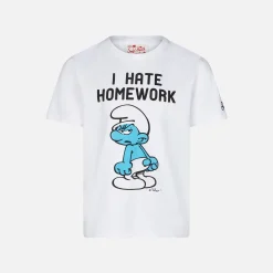 T-shirt da bambino in cotone con stampa puffi | ©PEYO EDIZIONE SPECIALE