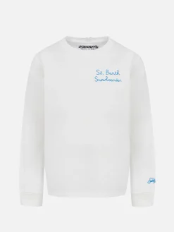 T-shirt da bambino in cotone pesante Luton con stampa Crypto Duck Snow | EDIZIONE SPECIALE CRYPTO PUPPETS