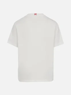 T-shirt da bambino in cotone con scrittaSt. Stampa del club di padel Barth