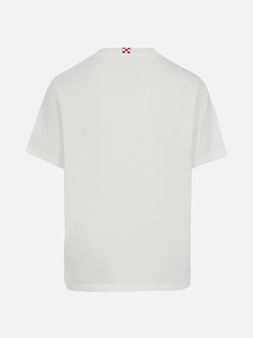 T-shirt da bambino in cotone con scrittaSt. Stampa del club di padel Barth