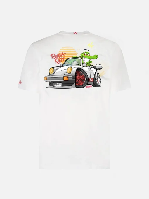 T-shirt da bambino in cotone con stampa coccodrillo cryptopuppets | EDIZIONE SPECIALE CRYPTOPUPPETS