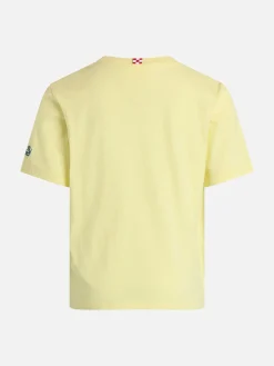 T-shirt da bambino in cotone con stampa Snoopy e ricamo salone nautico St. Barth | EDIZIONE SPECIALE SNOOPY PEANUTS