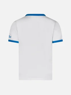 T-shirt da bambino in cotone bianco con stampa frontale Spiderman | EDIZIONE SPECIALE MARVEL