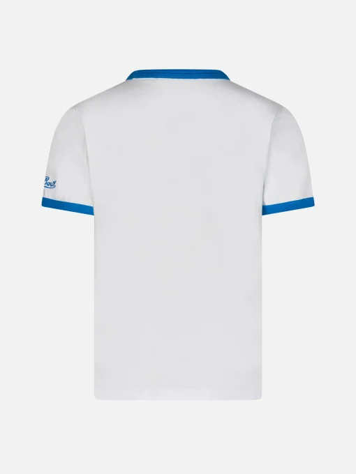 T-shirt da bambino in cotone bianco con stampa frontale Spiderman | EDIZIONE SPECIALE MARVEL