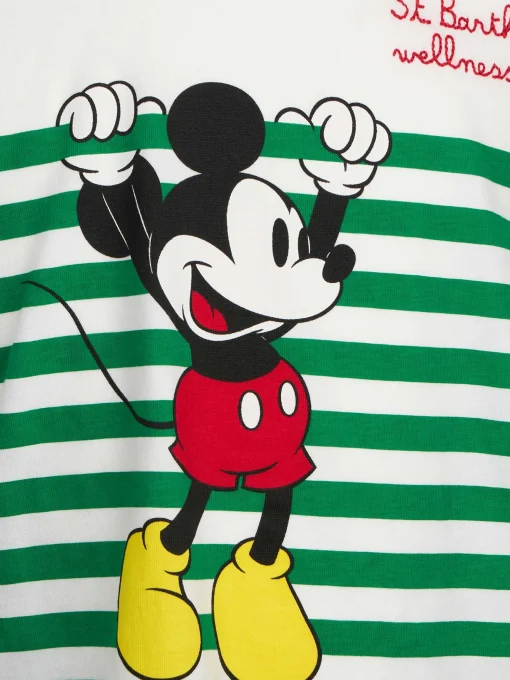 T-shirt da bambino in cotone con stampa e ricamo Topolino | EDIZIONE SPECIALE DISNEY