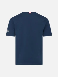 T-shirt da bambino in cotone con stampa Vespa e ricamo Special Summer | EDIZIONE SPECIALE VESPA