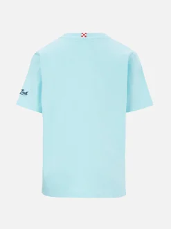 T-shirt da bambino in jersey di cotone Portofino Jr con + ricamo Capri - Capricci | EDIZIONE SPECIALE INSULTI LUMINOSI