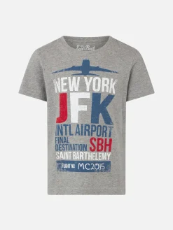 T-shirt da bambino New York Airport