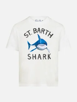 T-shirt da bambino stampa squalo