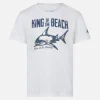 T-Shirt da bambino stampa King of The Beach