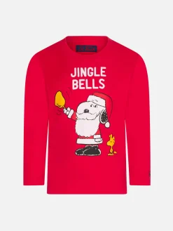 T-shirt da bambino stampa Snoopy Jingle Bells | Peanuts© Special Edition