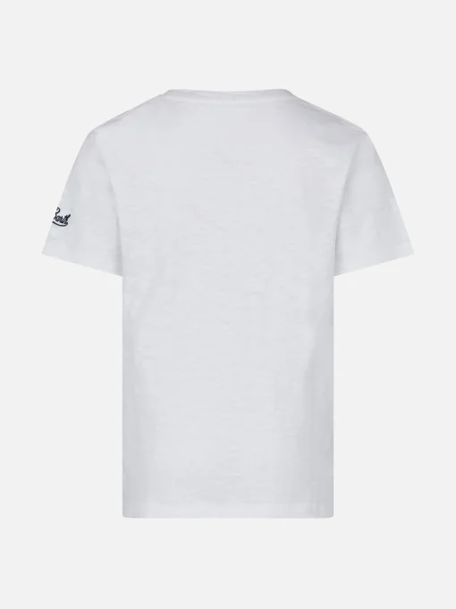 T-Shirt da bambino stampa King of The Beach