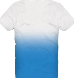 T-shirt da bambino tie dye con ricamo