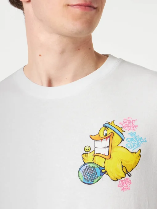 T-shirt da uomo con stampa papera Crypto | CRYPTO PUPPETS® EDIZIONE SPECIALE