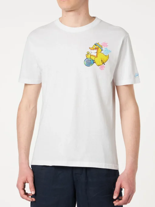 T-shirt da uomo con stampa papera Crypto | CRYPTO PUPPETS® EDIZIONE SPECIALE