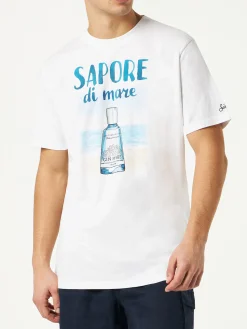 T-shirt da uomo in cotone con stampa Gin | GIN MARE EDIZIONE SPECIALE