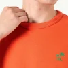 T-shirt da uomo in cotone arancione
