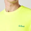 T-shirt da uomo in cotone giallo