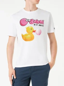 T-shirt da uomo in cotone con stampa papera Big Babol | BIG BABOL® EDIZIONE SPECIALE