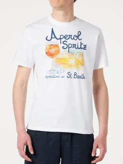 T-shirt da uomo in cotone con stampa Aperol Spritz Venezia | EDIZIONE SPECIALE APEROL