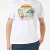 T-shirt da uomo in cotone con stampa Algida Portofino | ALGIDA® EDIZIONE SPECIALE