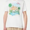 T-shirt da uomo in cotone con ricamo Ibiza Padel Club