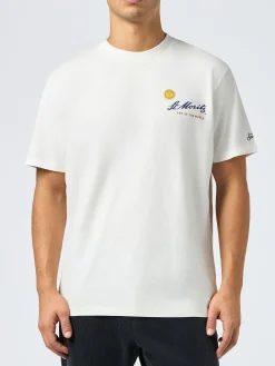 T-shirt da uomo in cotone pesante Arnott con stampa sole St. Moritz | ST. MORITZ TOP OF THE WORLD SPECIAL EDITION