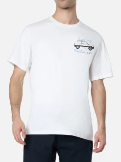 T-shirt da uomo in cotone pesante Arnott con ricamo Save my Panda 4x4 | FIAT PANDA SPECIAL EDITION