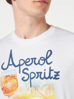 T-shirt da uomo in cotone con stampa Aperol Spritz Venezia | EDIZIONE SPECIALE APEROL