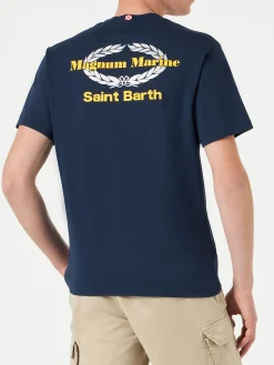 T-shirt da uomo in cotone con stampa Magnum Marine | EDIZIONE SPECIALE MAGNUM MARINE