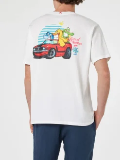 T-shirt da uomo in cotone con stampa piazzata Cryptopuppets Good Fellas | EDIZIONE SPECIALE CRYPTOPUPPETS