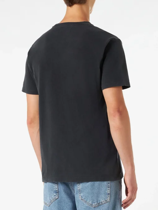 T-shirt da uomo in cotone trattamento vintage con auto Diabolik e soldi stampati | DIABOLIK EDIZIONE SPECIALE