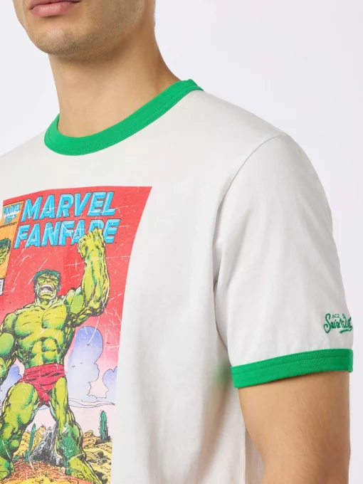 T-shirt da uomo in cotone con stampa Hulk | MARVEL SPECIAL EDITION