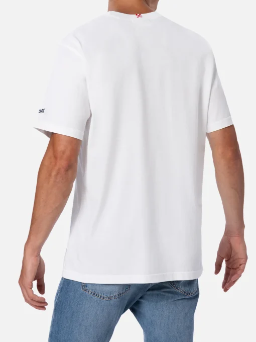 T-shirt da uomo in cotone con stampa piazzata It's Gin o'clock